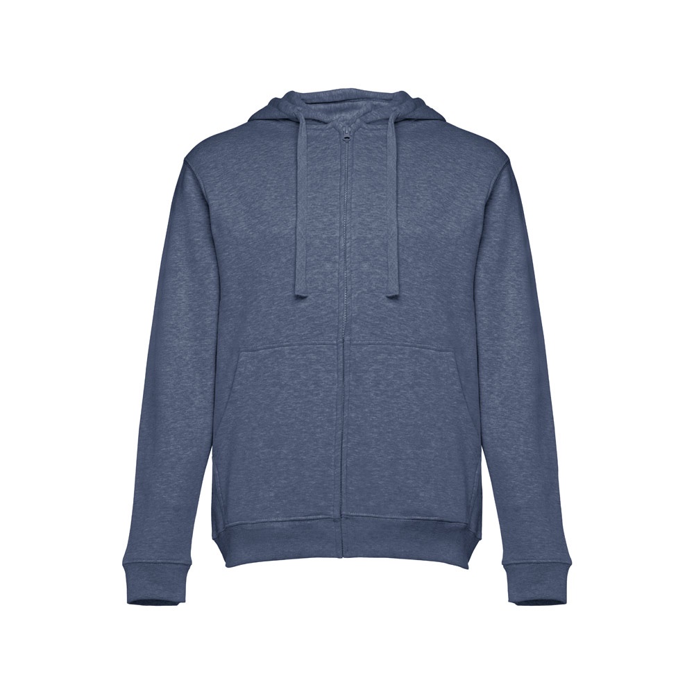 THC AMSTERDAM. Sweater voor heren in katoen en polyester - kopen of bedrukken - Heide blauw