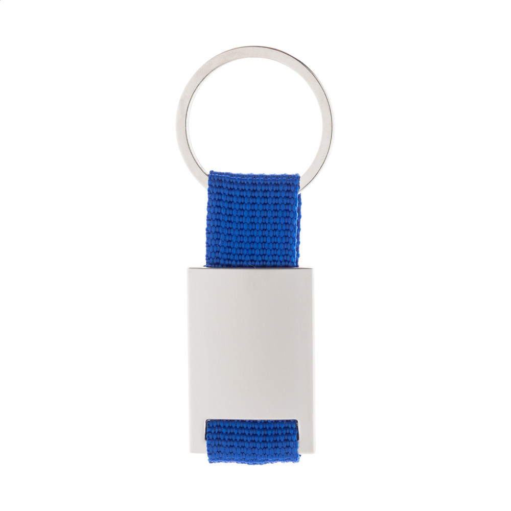 Poxil - sleutelhanger - met logo of onbedrukt bestellen - blauw/zilver