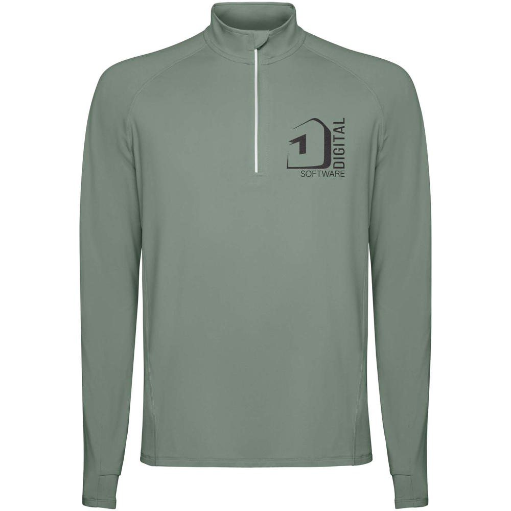 Estambul 200 g/m² herensweater met lange mouwen en halve rits