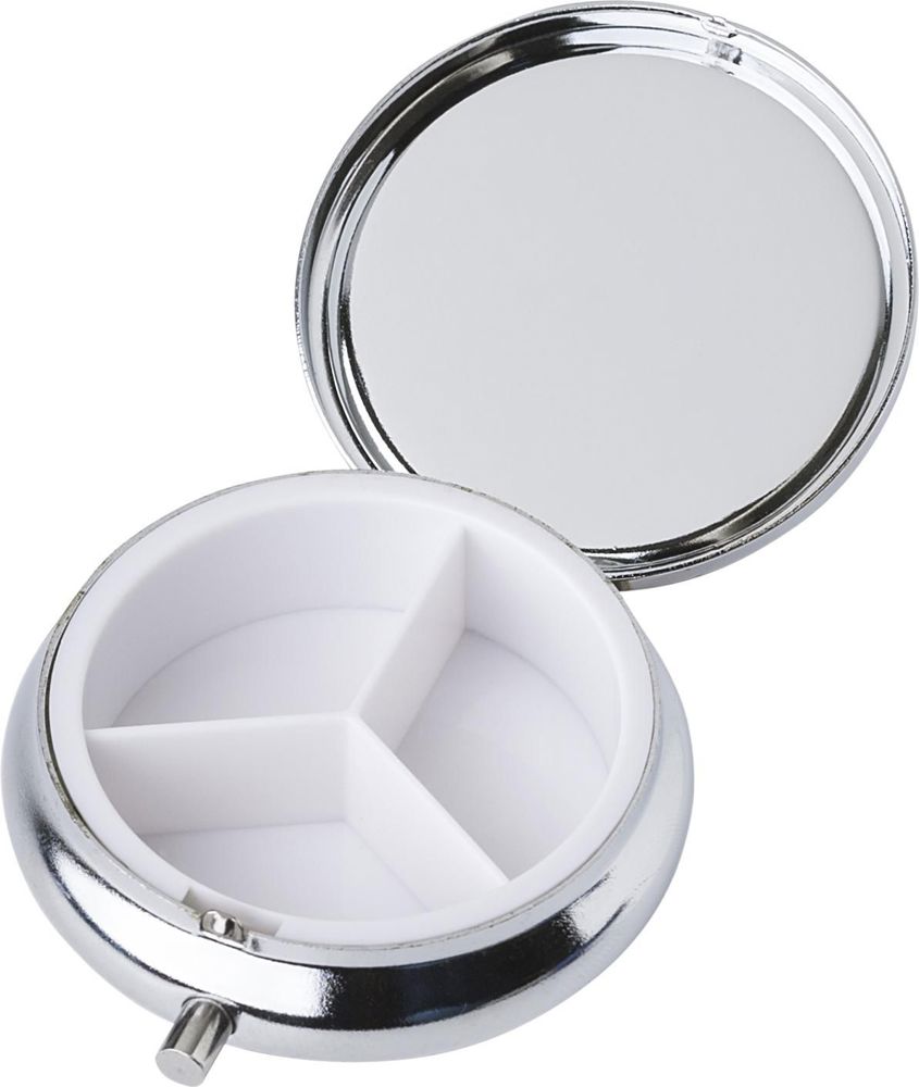 IJzeren pillendoosje Zara - met logo of onbedrukt bestellen