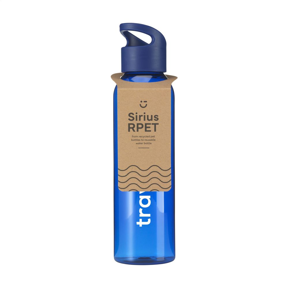Sirius GRS RPET 650 ml - voor bedrijven en relatiegeschenken - blauw/blauw