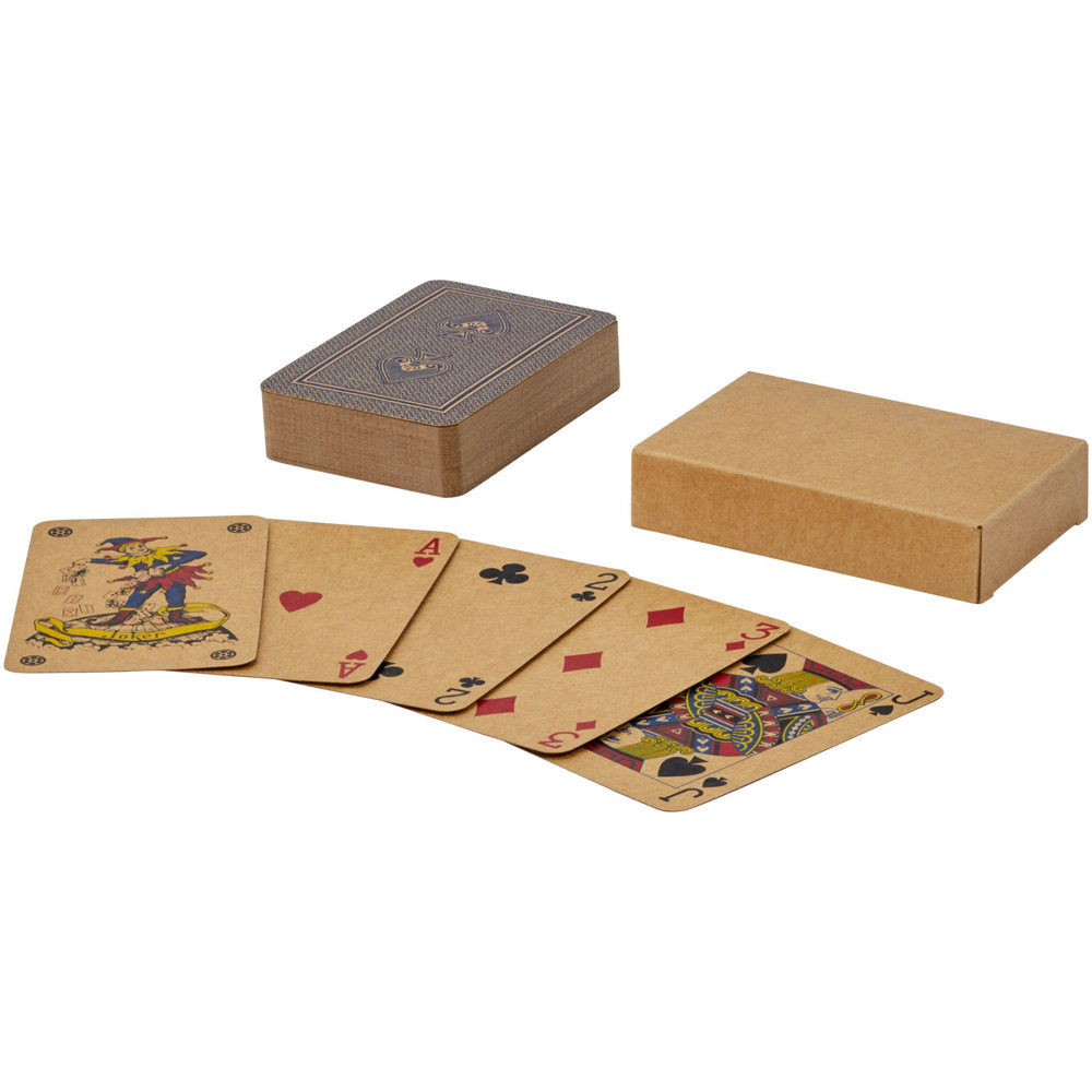 Ace speelkaartset van kraftpapier - kopen of bedrukken