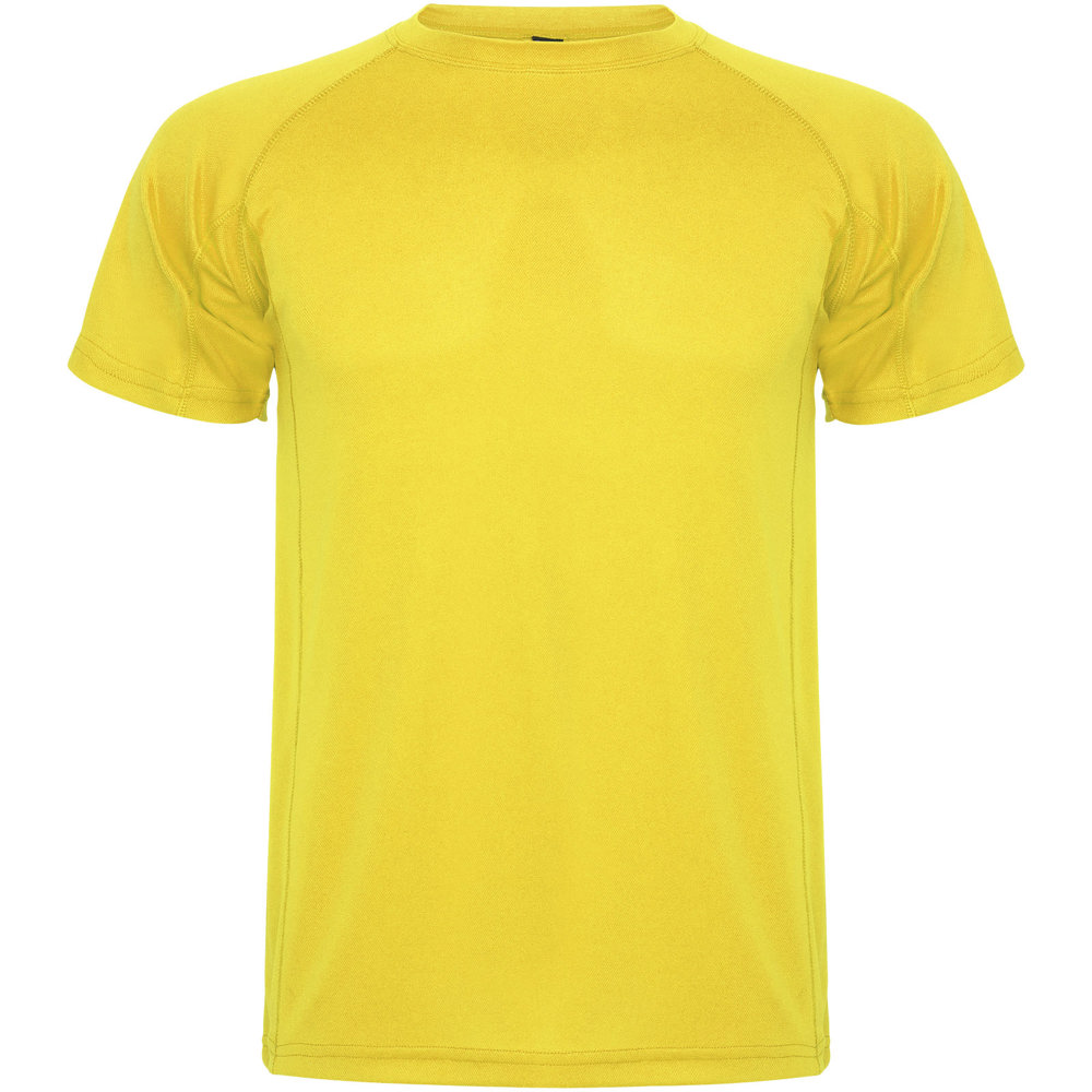 Montecarlo sportshirt met korte mouwen voor kinderen - voor bedrijven en relatiegeschenken - Geel