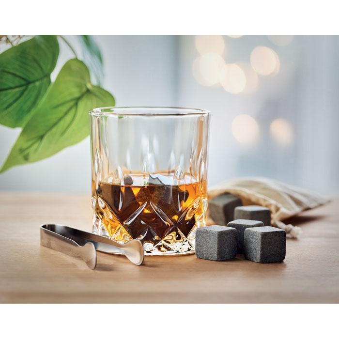 INVERNESS - Luxe whiskey set in bamboe box - bedrukt of onbedrukt verkrijgbaar