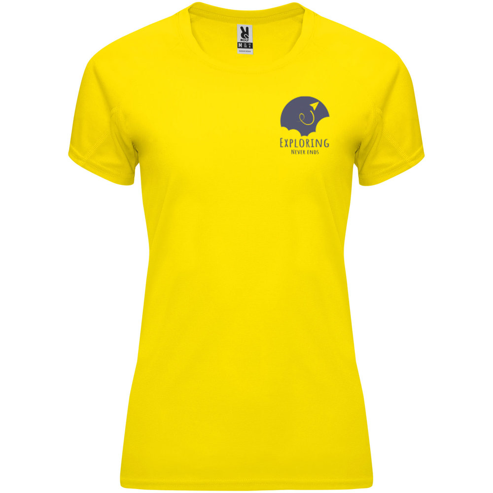 Bahrain 135 g/m² sportshirt met korte mouwen voor dames