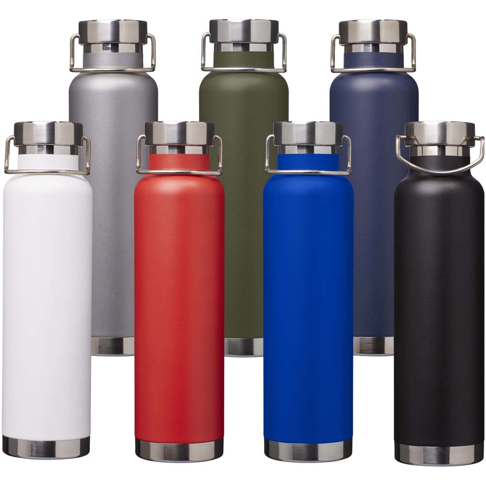 Thor 650 ml RCS gecertificeerde gerecyclede roestvrijstalen koperen vacuüm geïsoleerde waterfles 