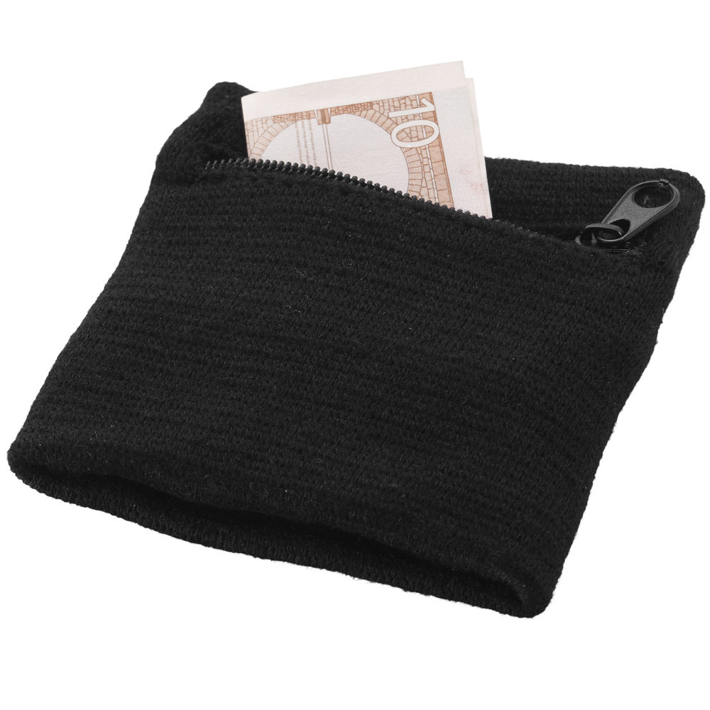 Brisky zweetbandje met rits - voor bedrijven en relatiegeschenken