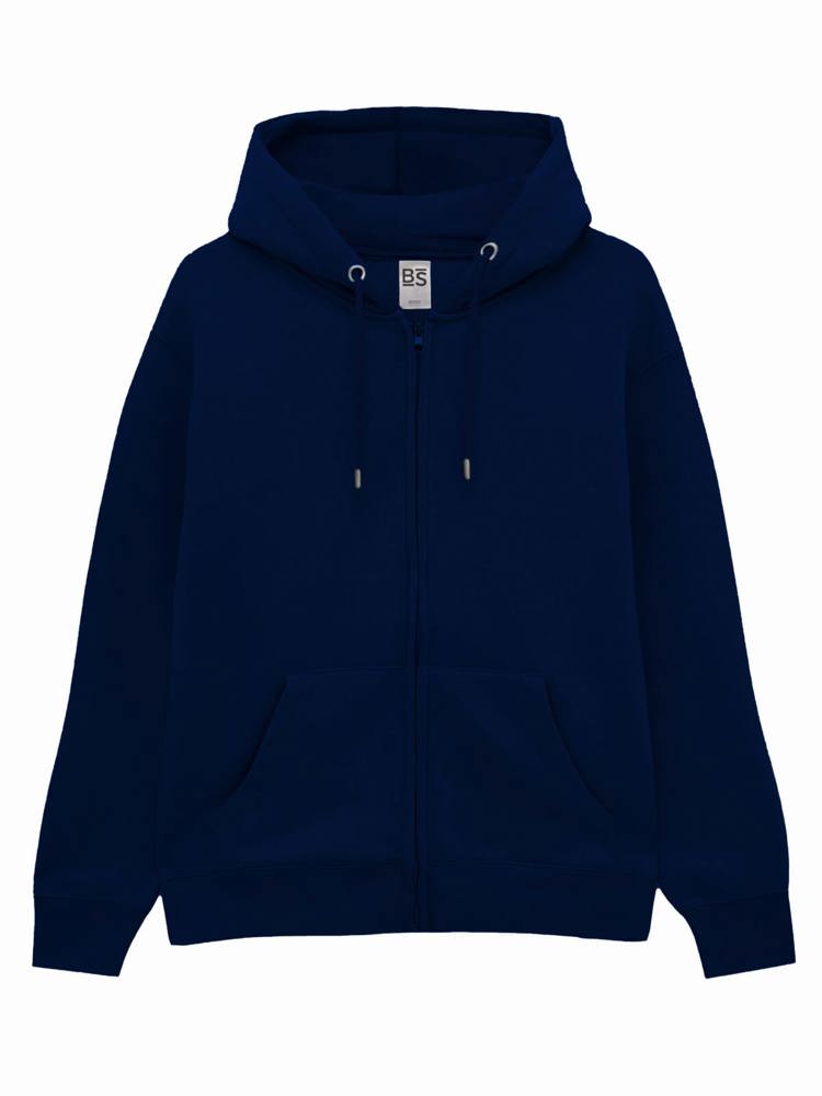 BS Chili full zip hoodie, 280 gr/m² - voor bedrijven en relatiegeschenken - Navy (PMS 5395C)