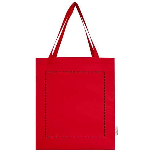 Madras draagtas van 140 g/m² GRS gerecycled katoen met 12L