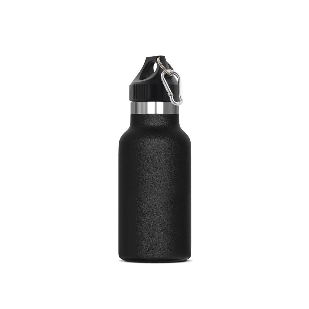 Thermofles Lennox 350ml - bedrukt of onbedrukt verkrijgbaar - Zwart