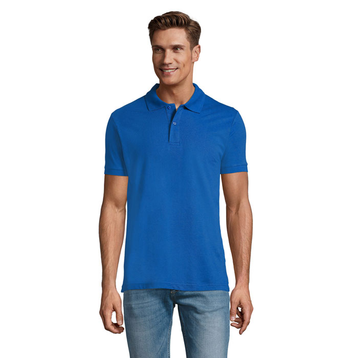 PERFECT MEN - PERFECT HEREN Polo 180g - voor bedrijven en relatiegeschenken - Koningsblauw
