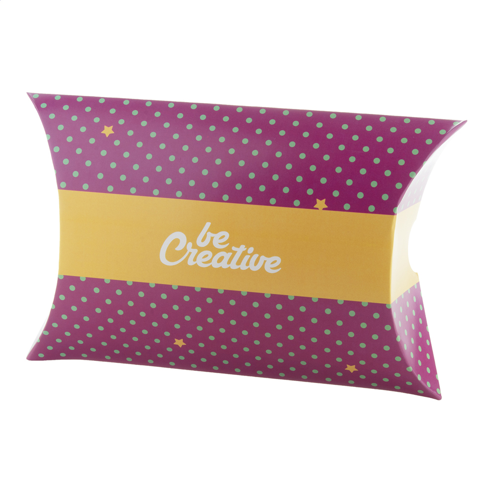 CreaBox Pillow M - custom made kartonnen doos - bedrukt of onbedrukt verkrijgbaar