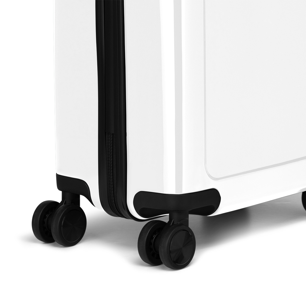 STICKERCASE® 20" Handbagage wit - met gepersonaliseerde sticker en/of individuele namen