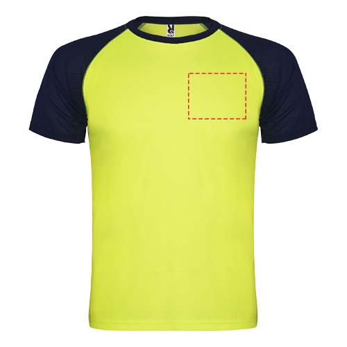 Indianapolis 140 g/m² sportshirt met korte mouwen voor kinderen