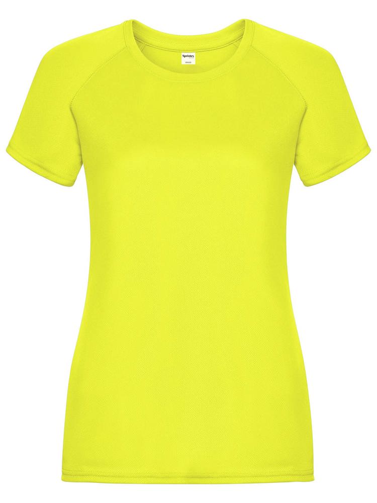 SP Run dames sportshirt, 140 g/m² - kopen of bedrukken - Neon Geel