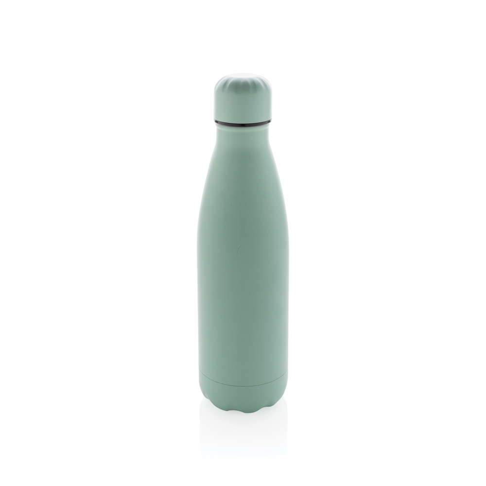 Unikleur vacuüm geïsoleerde roestvrijstalen fles 500 ml - bedrukt of onbedrukt verkrijgbaar - groen (± PMS 5575 C)