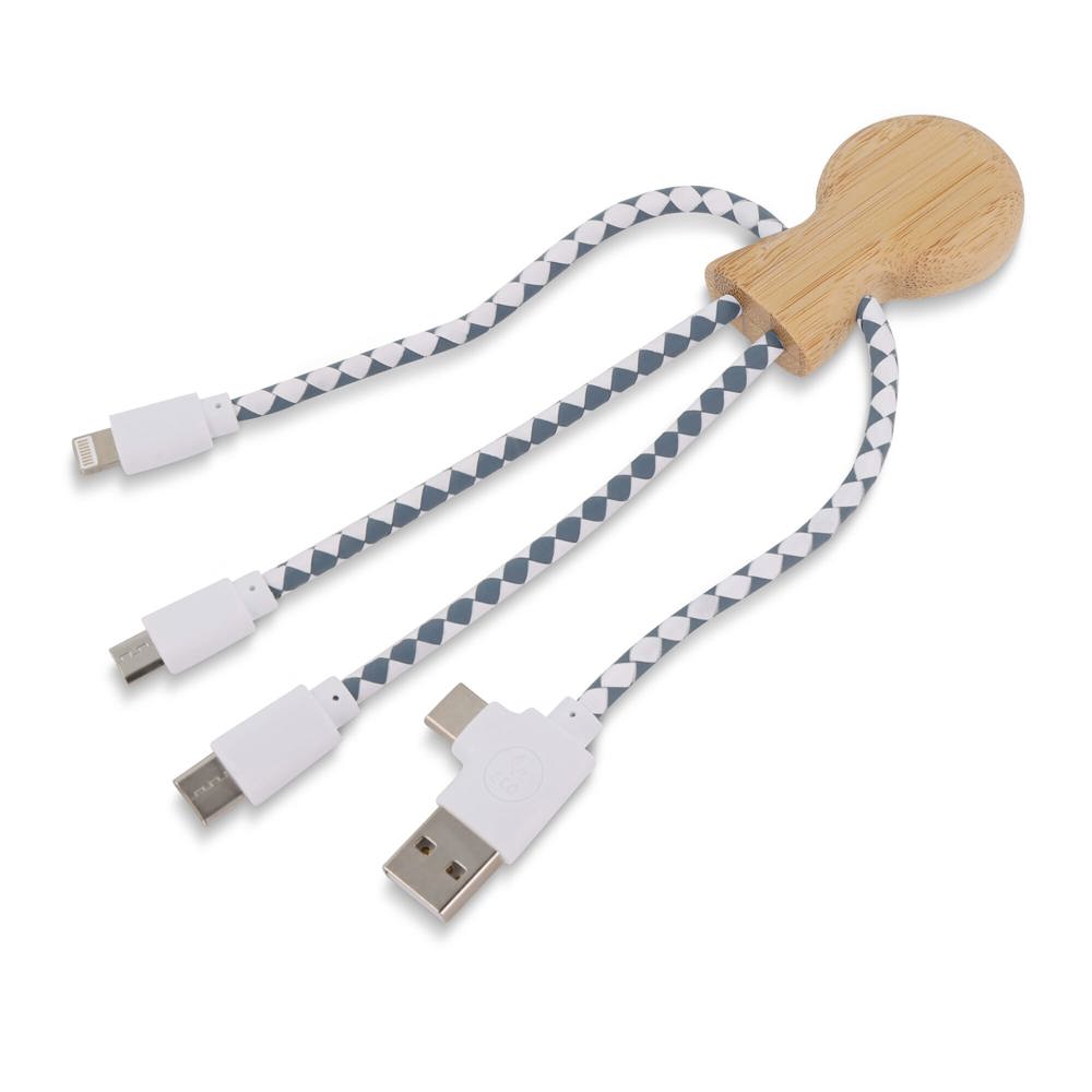 Xoopar Mr. Bio Bamboo Charging Cable