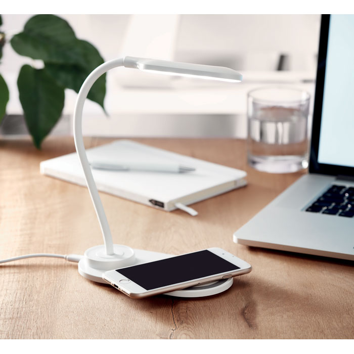 SATURN - Bureaulamp met 10W lader - kopen of bedrukken