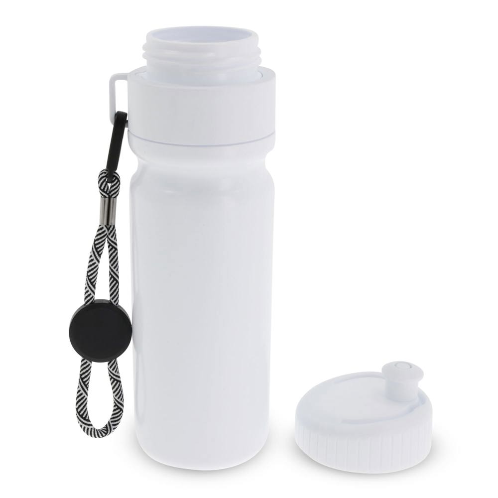 Sportbidon met rand en koord 750ml