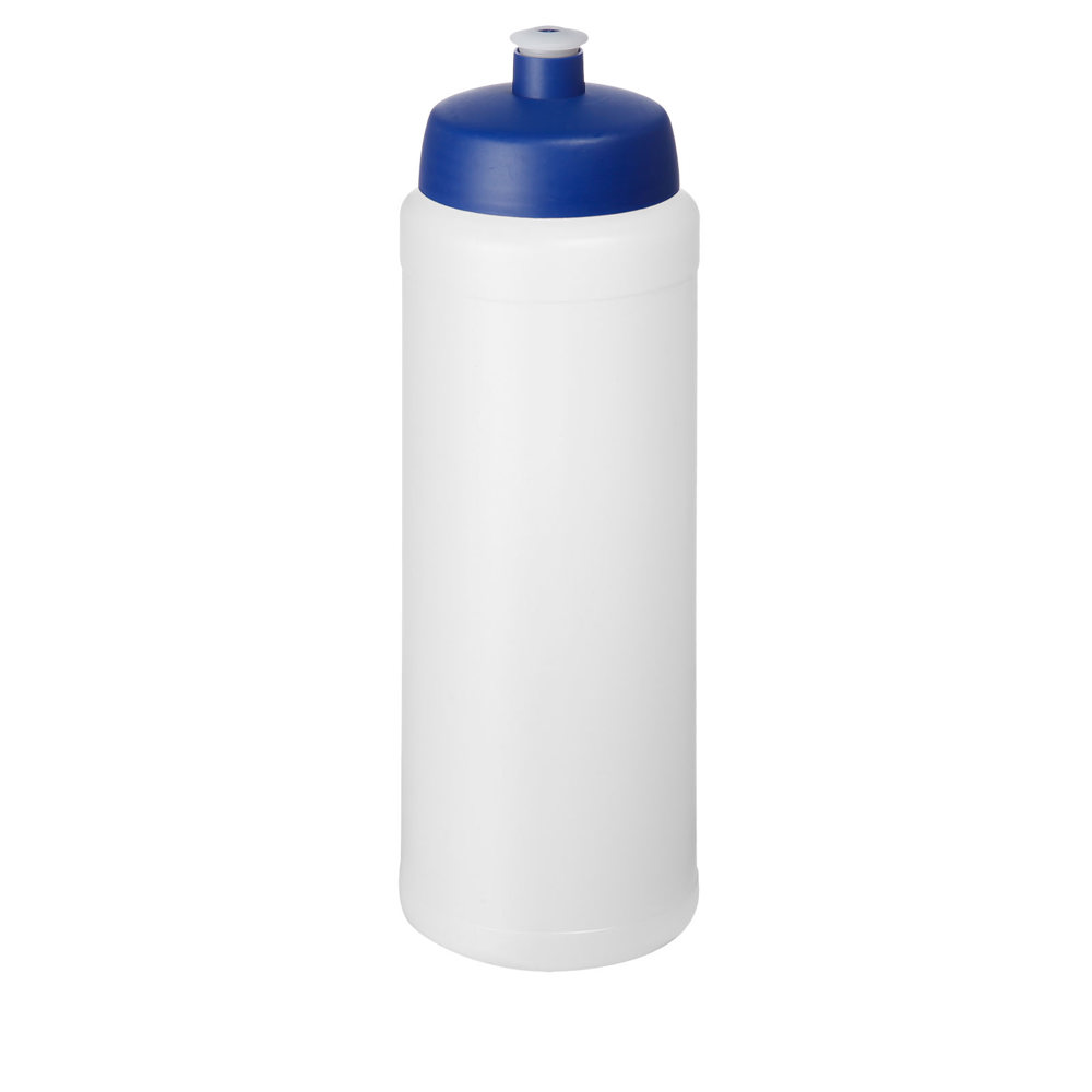 Baseline® Plus 750 ml drinkfles met sportdeksel - kopen of bedrukken - Transparent, Blauw