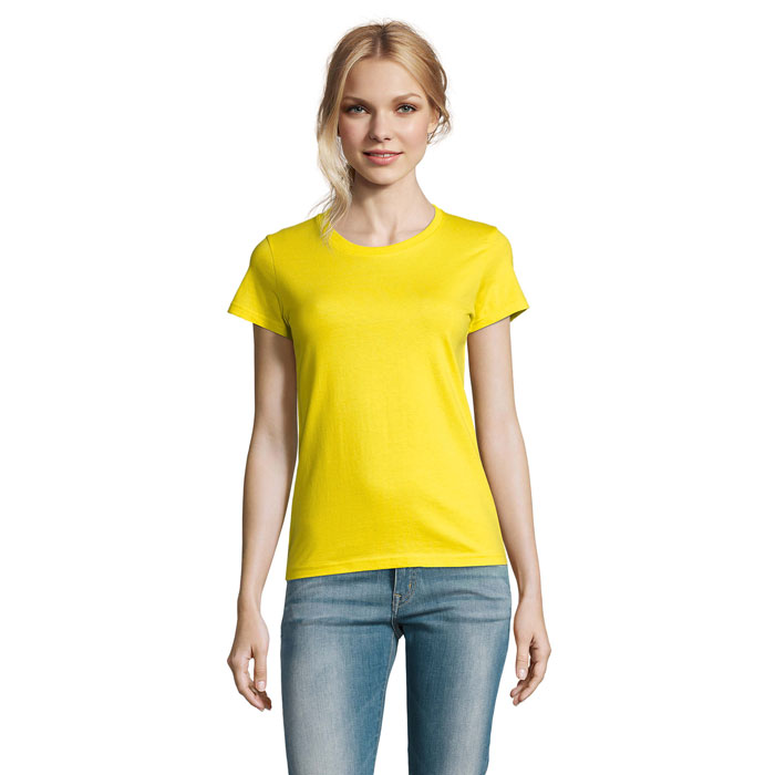 IMPERIAL WOMEN - IMPERIAL DAMES T-Shirt 190g - voor bedrijven en relatiegeschenken - Citroen