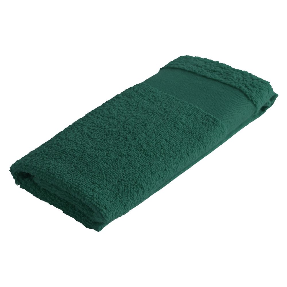 Sophie Muval gastendoek 50x30 cm, 450 gr/m² - voor bedrijven en relatiegeschenken - Flessengroen (PMS 3308c) / Flessengroen