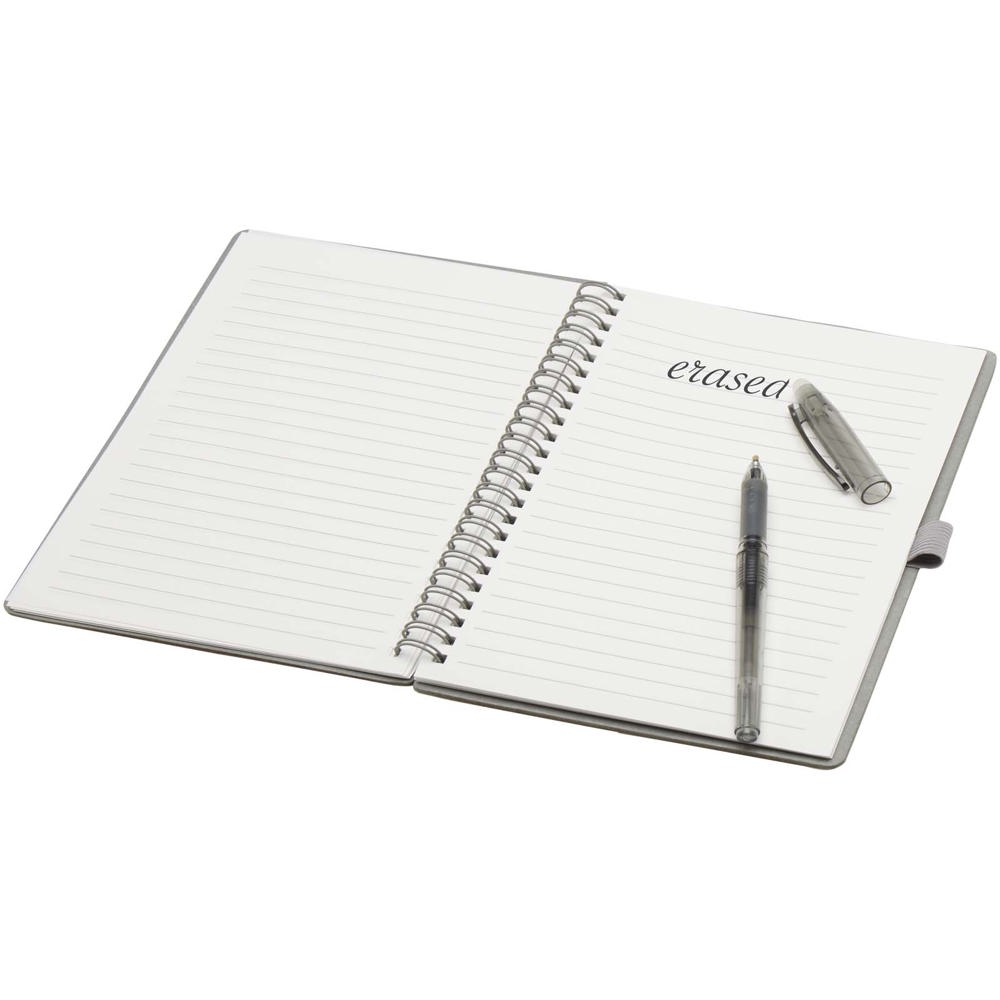 Slate herbruikbaar A5 notitieboek met harde kaft en pennen set (zwarte inkt)