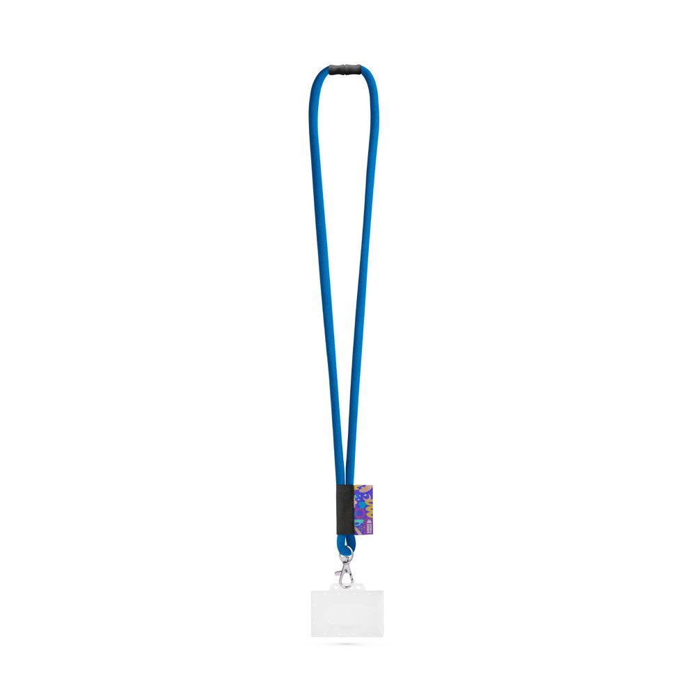 WATFORD. Op maat gemaakte polyamide lanyard - met logo of onbedrukt bestellen - 303 - Blauw