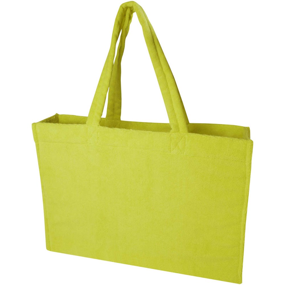 Siam GRS gerecyclede badstof stranddraagtas 13 l - kopen of bedrukken - Lime