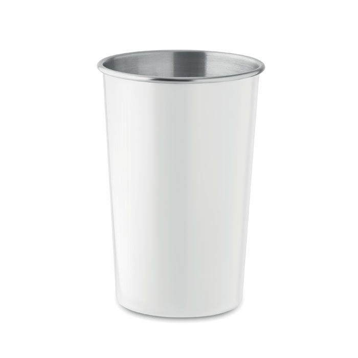 FJARD - Gerecyclede RVS beker - met logo of onbedrukt bestellen - wit