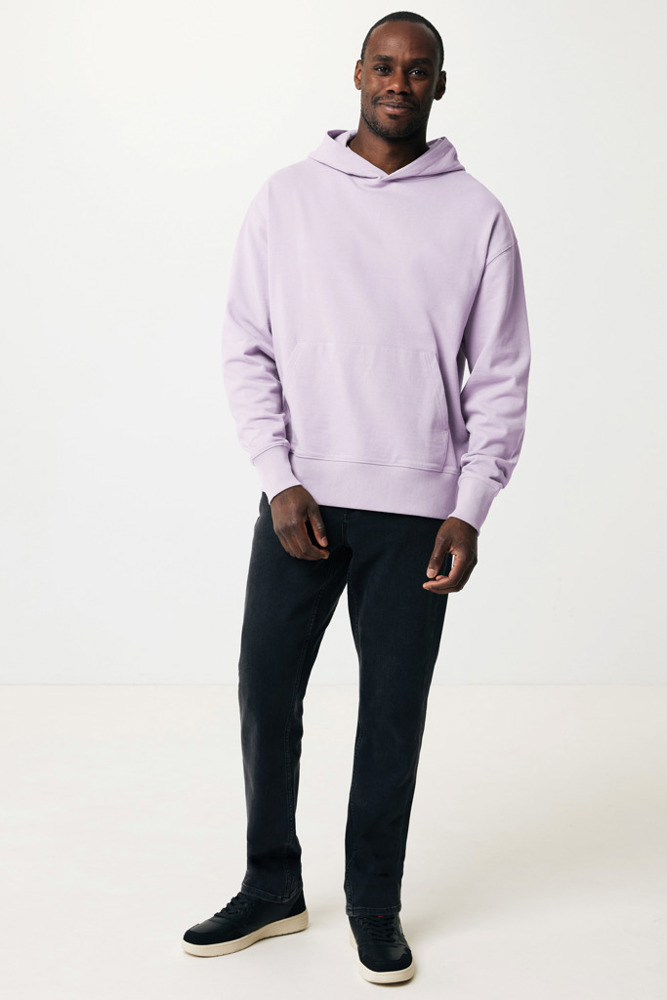 IQONIQ Yoho gerecycled katoen relaxed hoodie