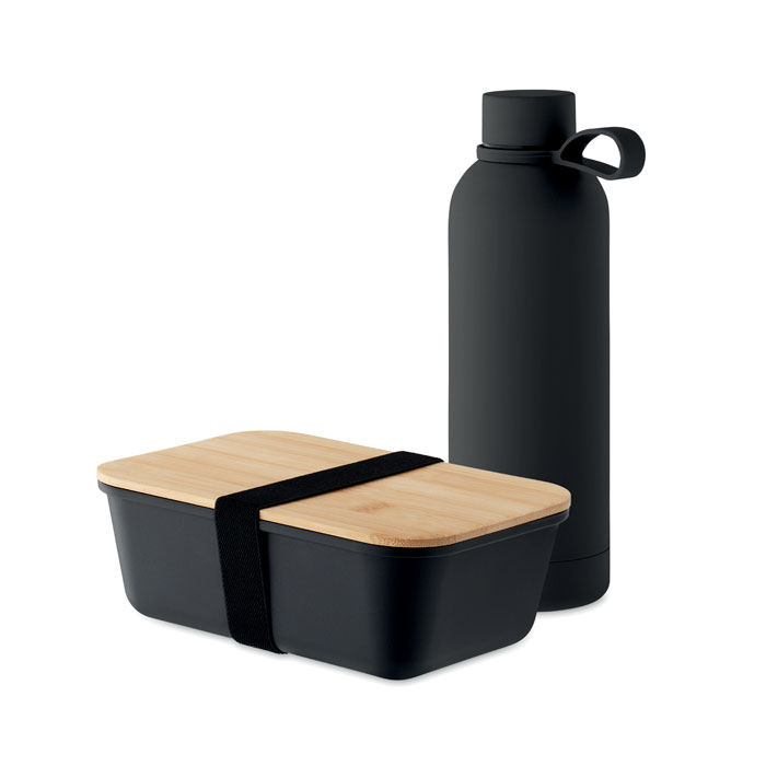 EMERALD SET - Cadeauset lunchbox en fles - kopen of bedrukken