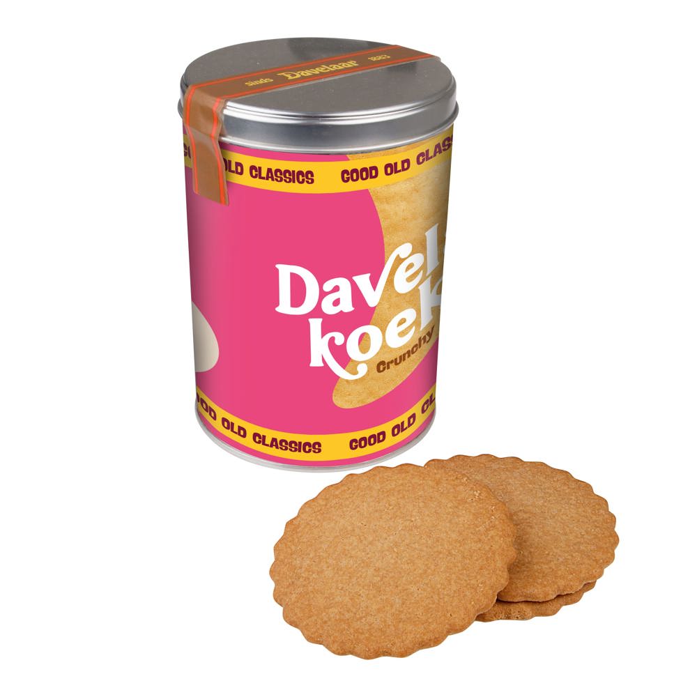 Hoog rond blik Davelaar koeken - kopen of bedrukken