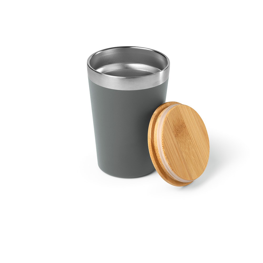 Don Reisbeker gerecycled roestvrij staal 390 ml - Donkergrijs