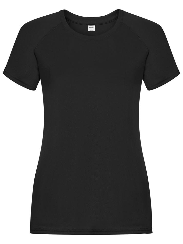 SP Run dames sportshirt, 140 g/m² - kopen of bedrukken - Zwart