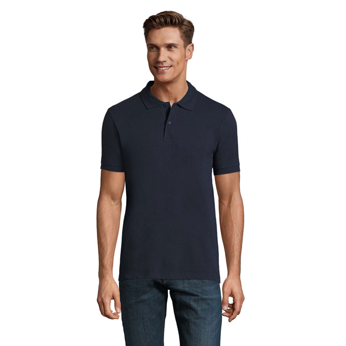 PERFECT MEN - PERFECT HEREN Polo 180g - voor bedrijven en relatiegeschenken - Franse Marine