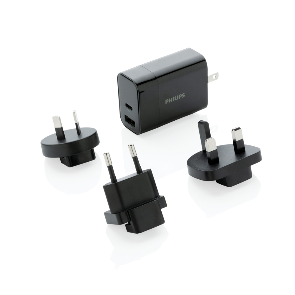 Philips 30W ultra snelle reisadapter set - kopen of bedrukken