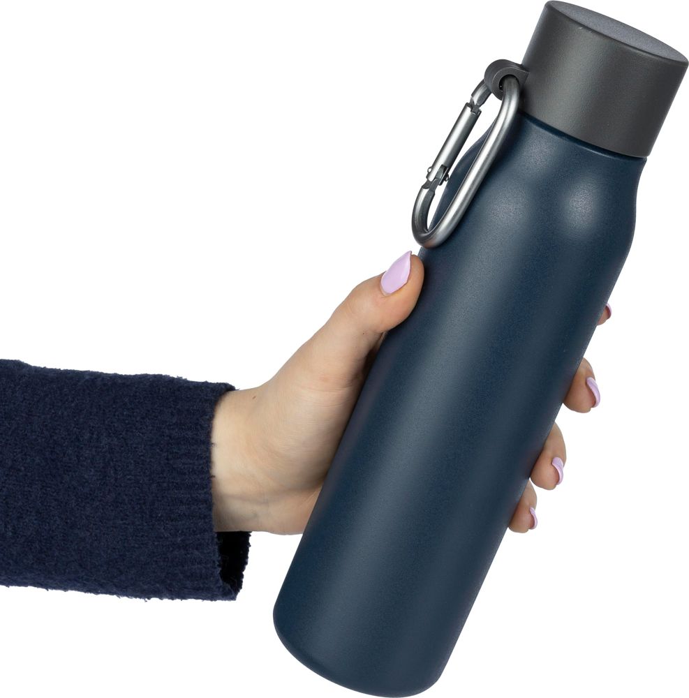 Gerecyclede dubbelwandige roestvrijstalen drinkfles (600 ml) Cassian