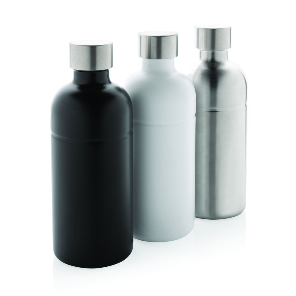 Soda RCS gecertificeerde gerecycled rvs drinkfles - met logo of onbedrukt bestellen