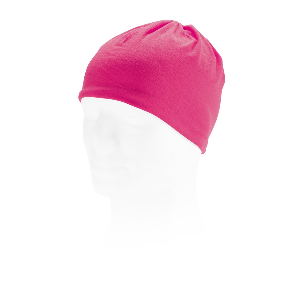 CHARLOTTE. Multifunctionele bandana (130 g/m²) - bedrukt of onbedrukt verkrijgbaar - roze