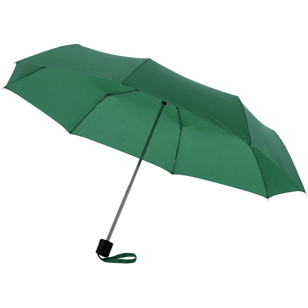 Ida 21.5'' opvouwbare paraplu - voor bedrijven en relatiegeschenken - Groen
