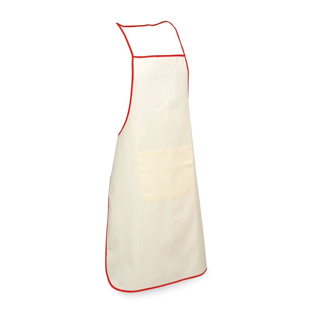 CHILLI. 100% katoenen schort (105 g/m²) - kopen of bedrukken - Rood