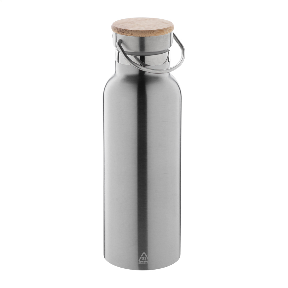 Renaslu - geïsoleerde fles - voor bedrijven en relatiegeschenken - zilver