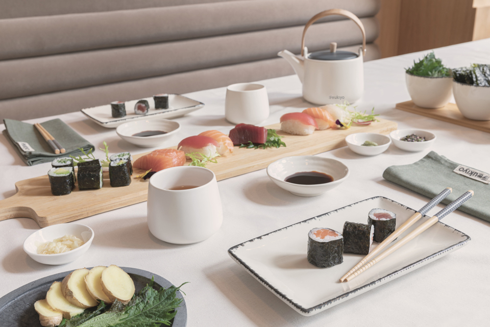 Ukiyo Aware™ 180gr 4-delige set recycled katoenen servetten