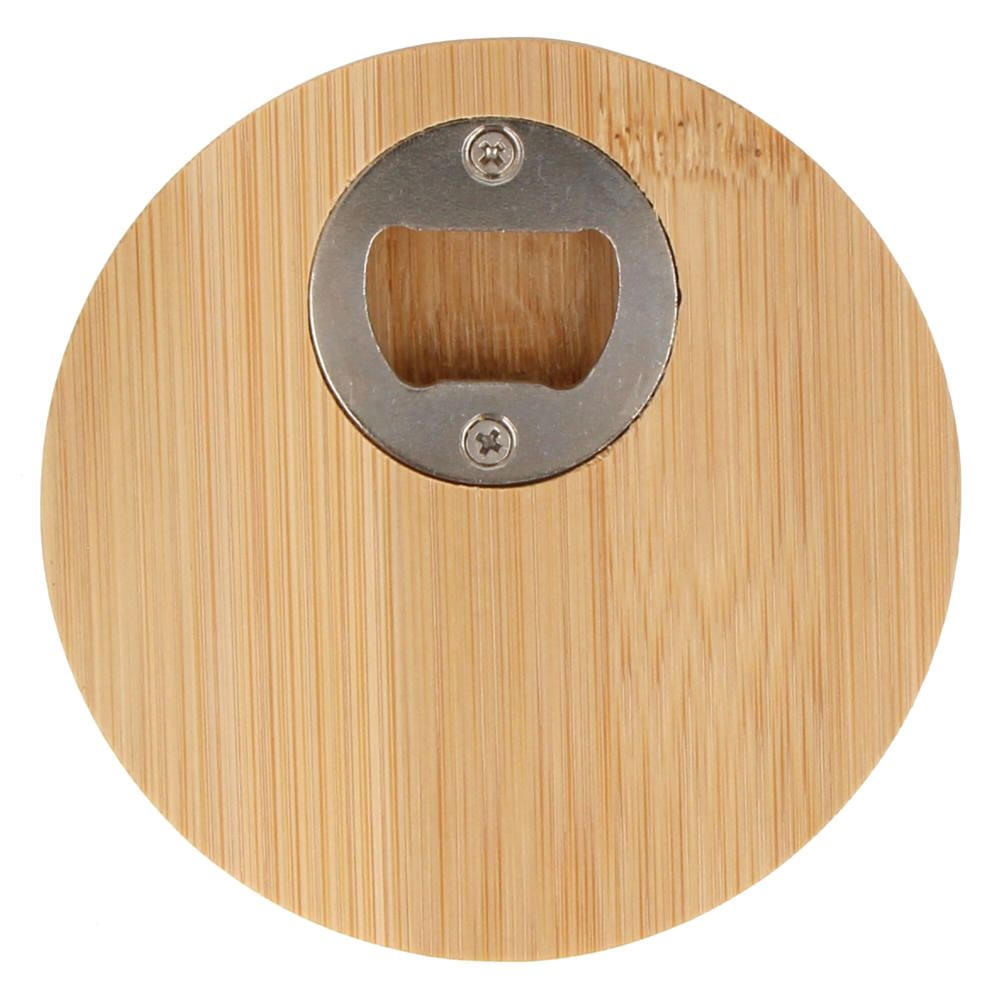Bamboe onderzetter &amp; flesopener