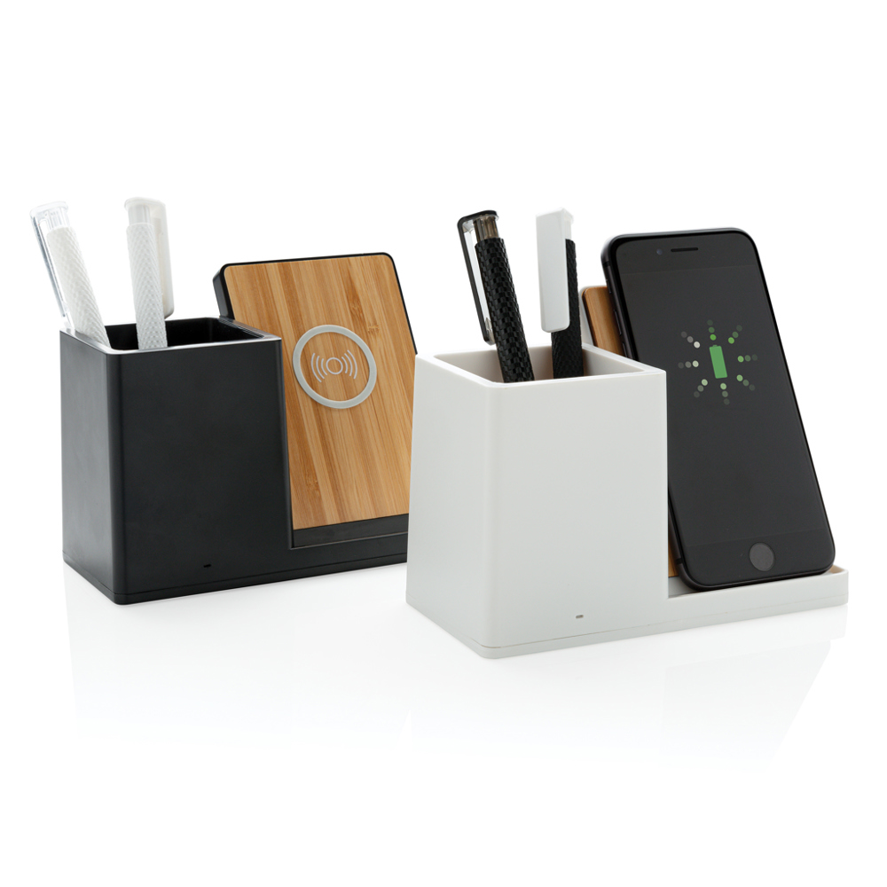 Ontario RCS recycled plastic 10W draadloze lader - met logo of onbedrukt bestellen