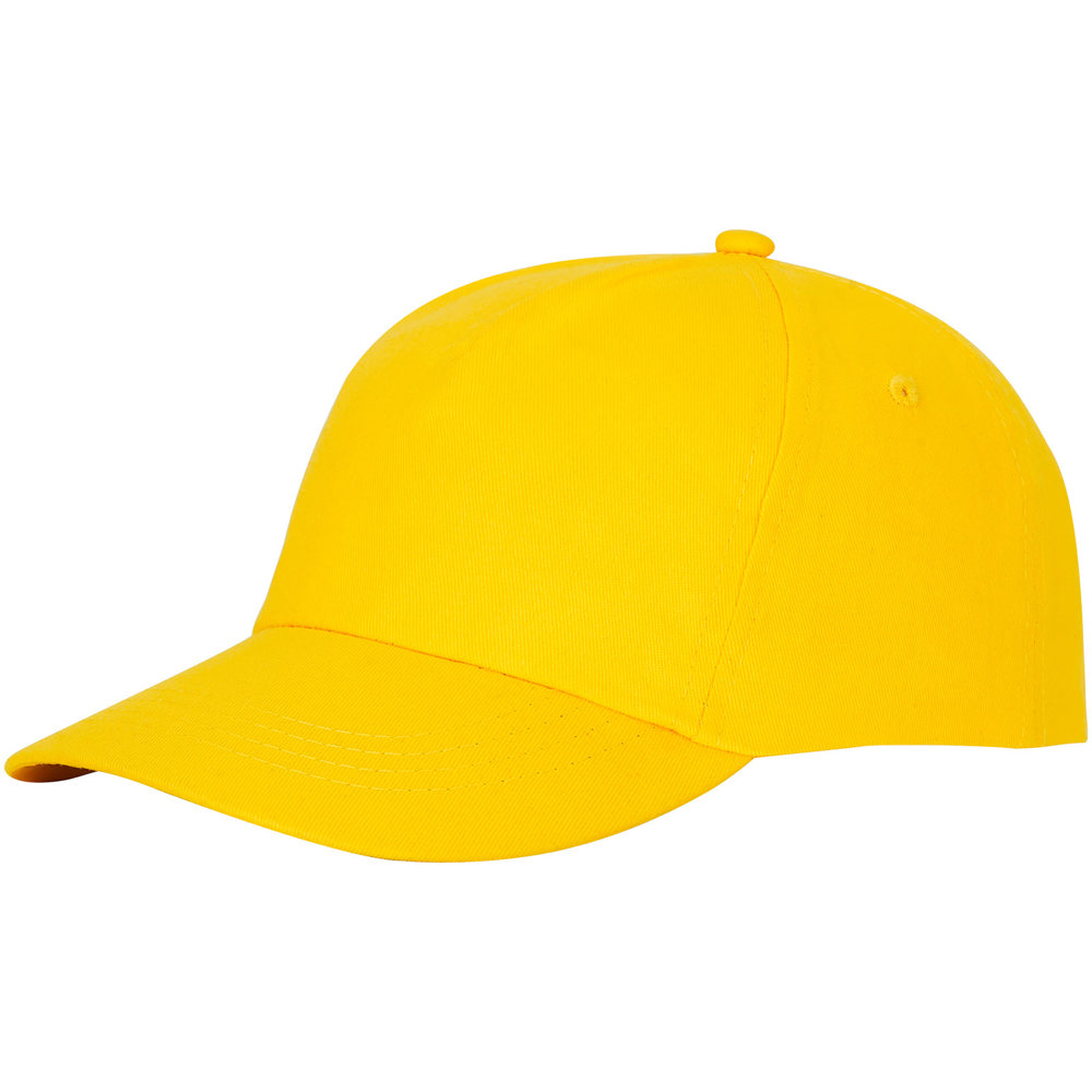 Feniks 5 panel cap - met logo of onbedrukt bestellen - geel