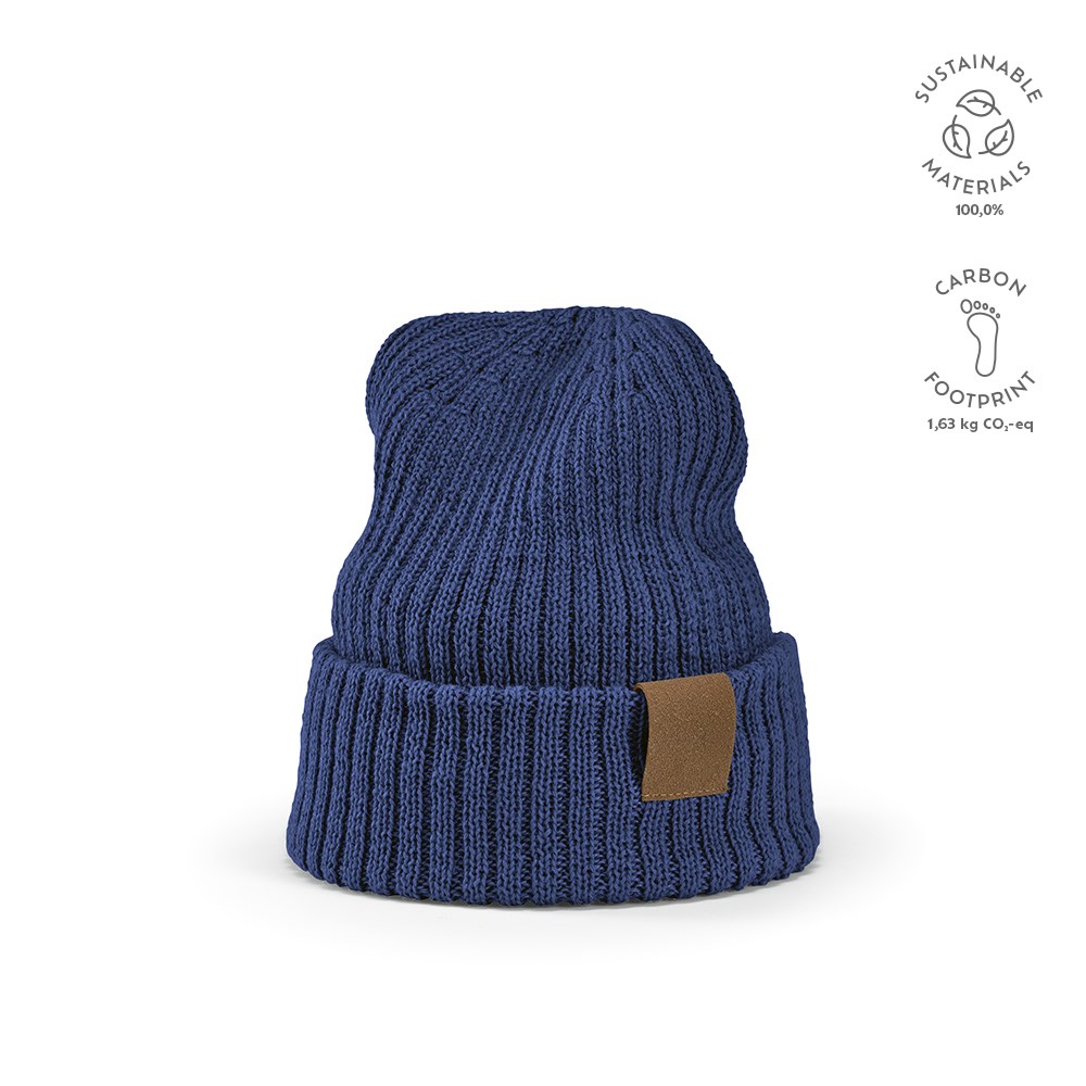 Cobain muts rPET - met logo of onbedrukt bestellen - Blauw