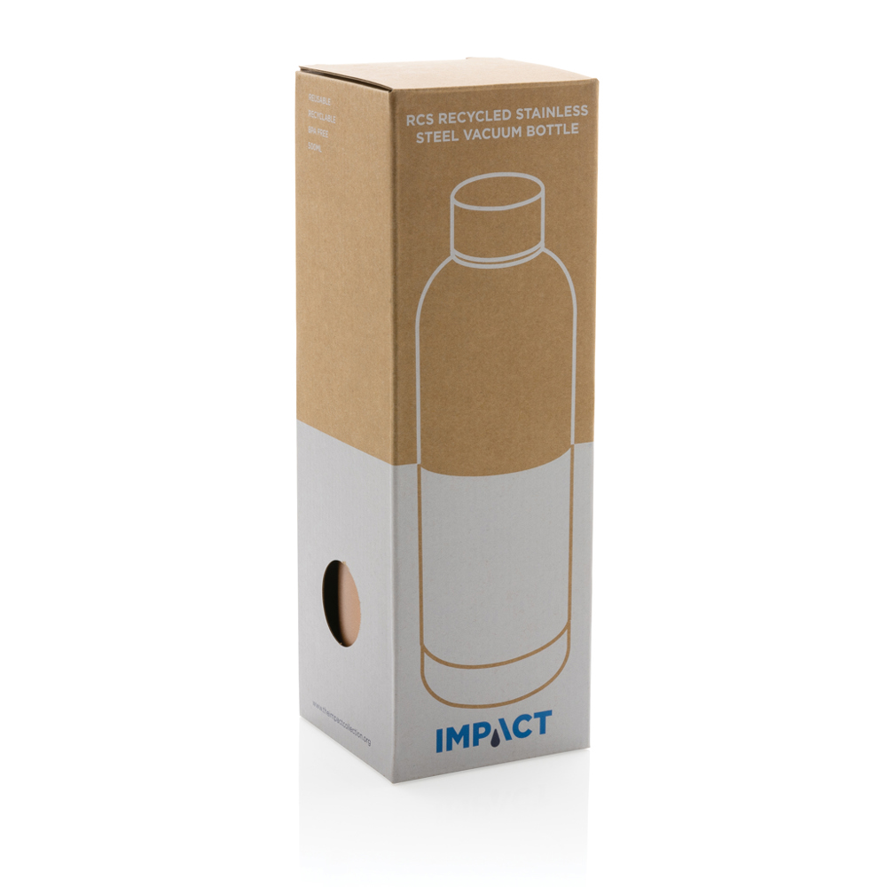 RCS gerecycled roestvrijstalen Impact vacuümfles