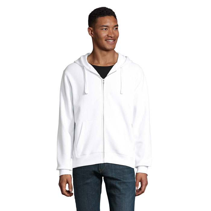 SPIKE MEN - SPIKE HOOD HEREN 280gr - bedrukt of onbedrukt verkrijgbaar - wit